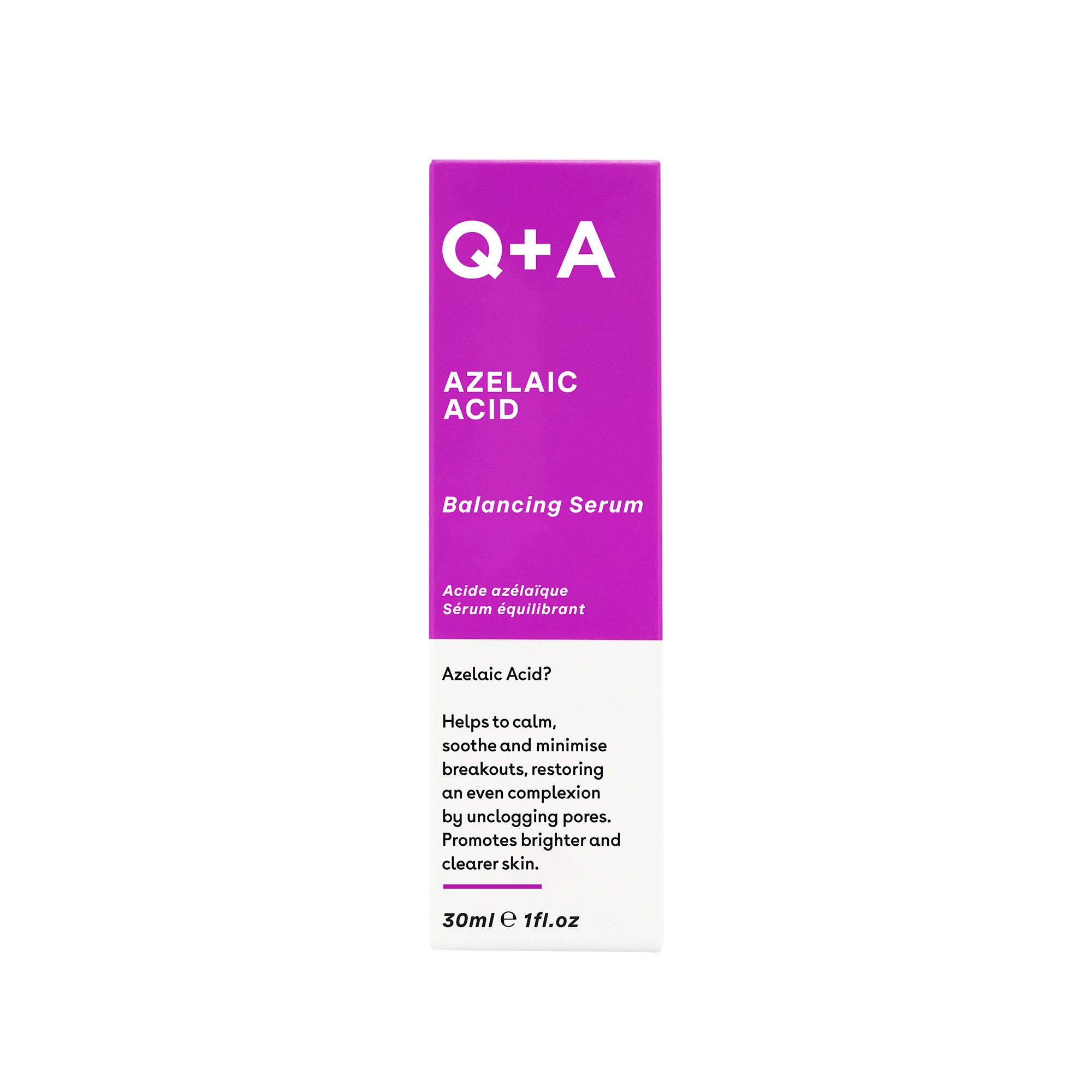 Q+A Azelaic Acid - regulujące serum do twarzy z kwasem azelainowym