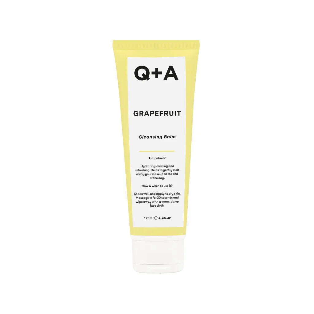 Q+A Grapefruit – balsam do oczyszczania twarzy z olejkiem grejpfrutowym