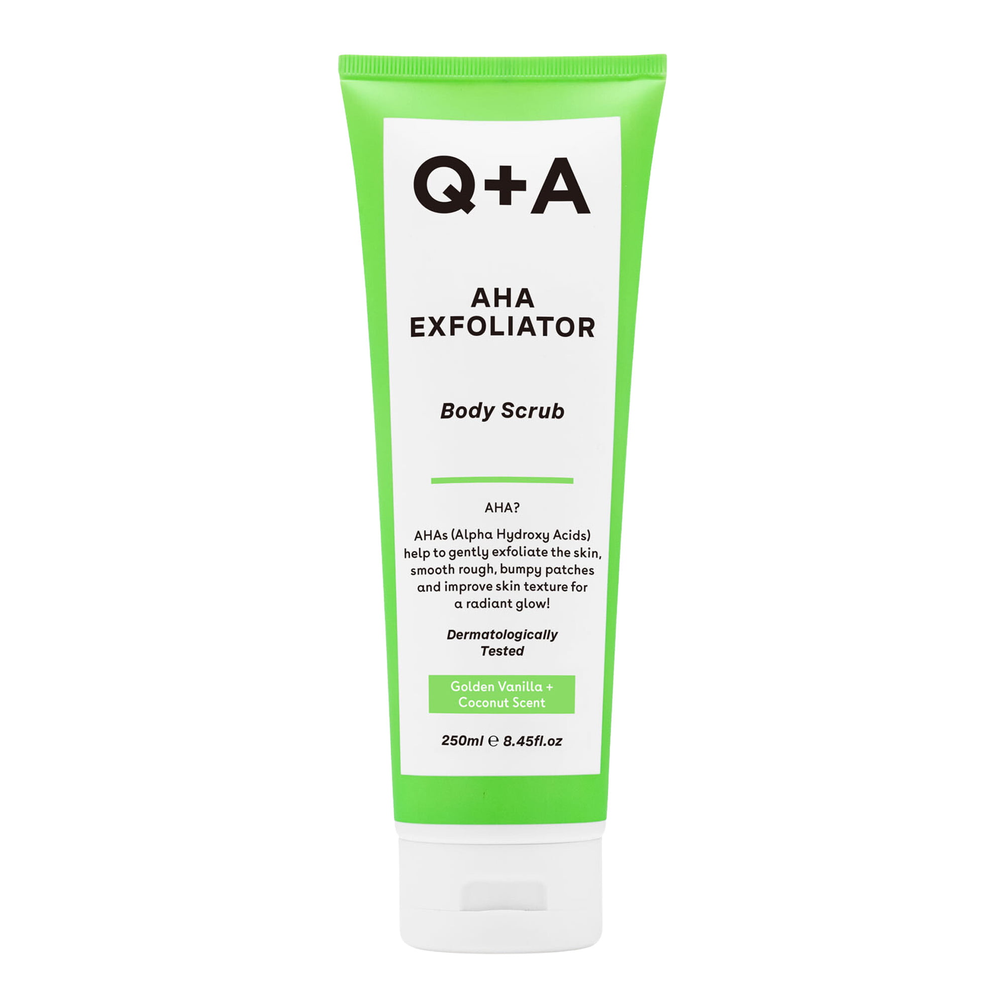 Q+A AHA Exfoliator Body Scrub - wygładzający peeling do ciała z kwasami AHA