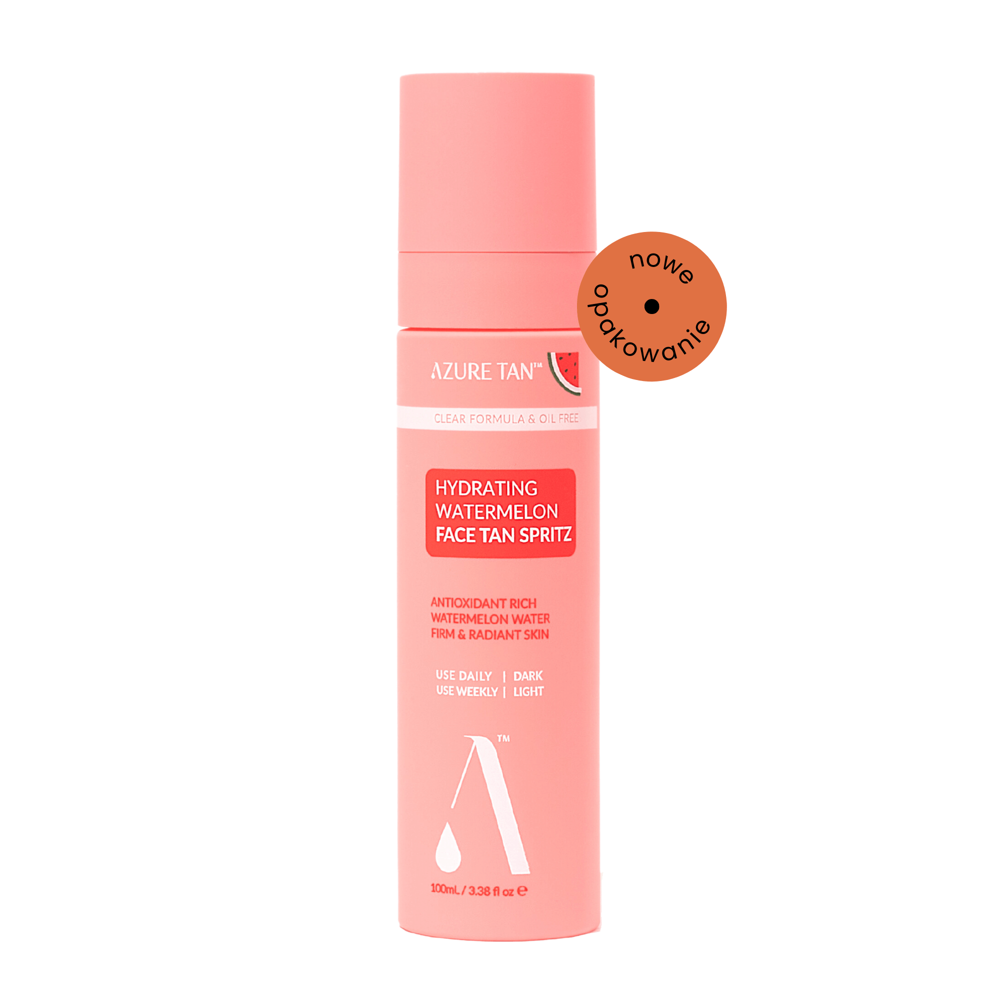 Azure Tan Hydrating Watermelon Face Tan Spritz opalająca mgiełka do twarzy