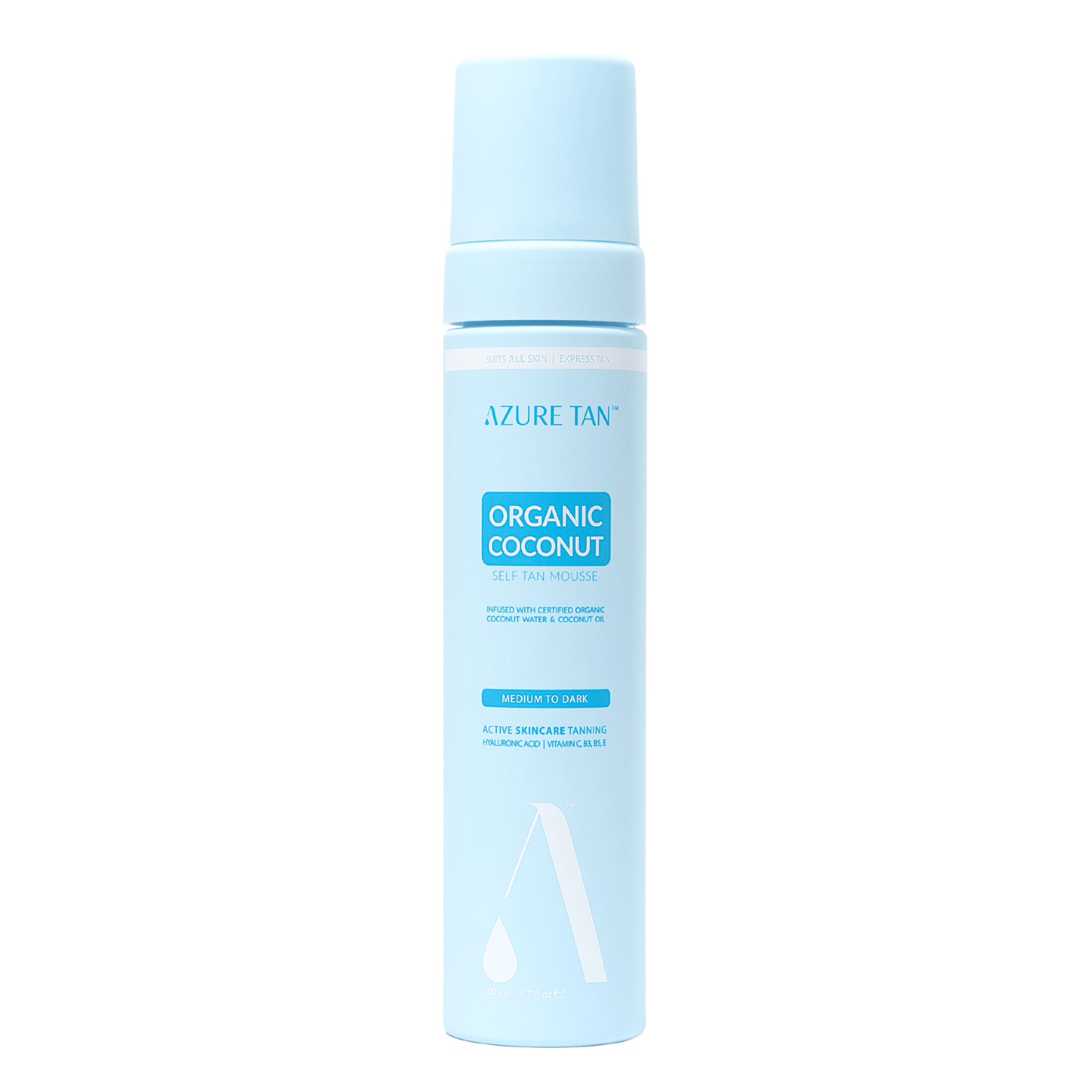 Pianka opalająca Organic Coconut od Azure Tan